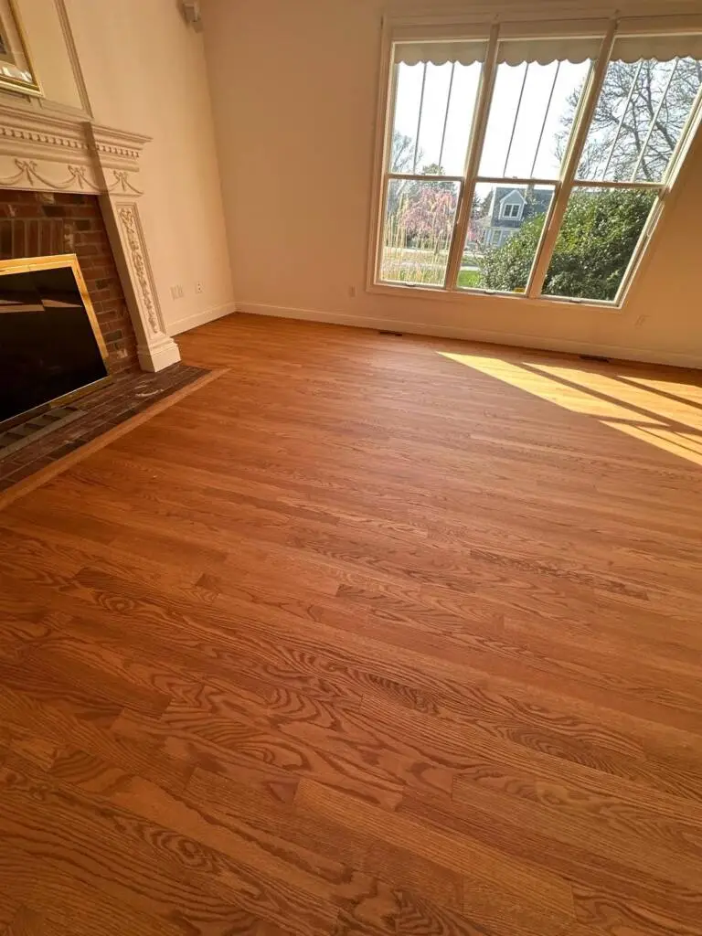 Hardwood refinish